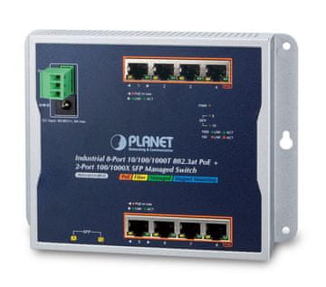 Planet Planet IP30, IPv6/IPv4, 8-portni 1000T, WGS-4215-8P2S