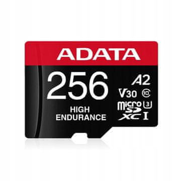 shumee ADATA 256GB MicroSDXC UHS-I razred, AUSDX256GUI3V30SHA2-RA1