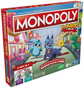 shumee Hasbro Monopoly Junior DRUŽINSKA DRUŽABNA IGRA