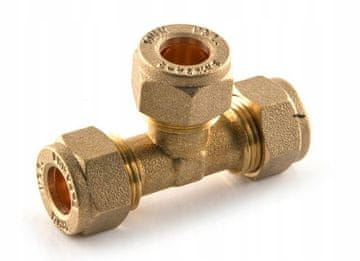 shumee CONEX KOMPRESIJSKI T-KOTNIK 15X15 MM ZA BAKRENE CEVI