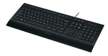 shumee Logitech K280e USB QWERTZ nemško črna, 920-008669