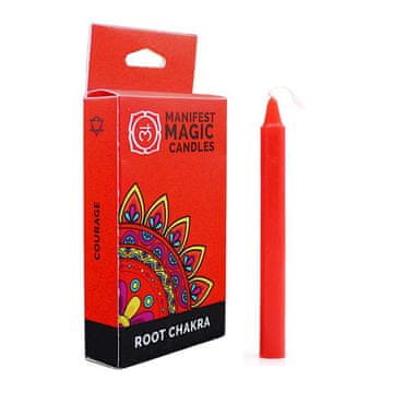 shumee Komplet 12 čarobnih sveč - korenska čakra