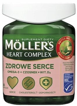 shumee MOLLERS Complex Heart ZDRAVO SRCE laneno olje OMEGA-3 60 kapsul