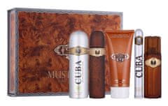 shumee CUBA GOLD SET EDT 100ML + EDT 35ML + ASH 100ML + P/P GEL 200ML + DEODORANT 200ML