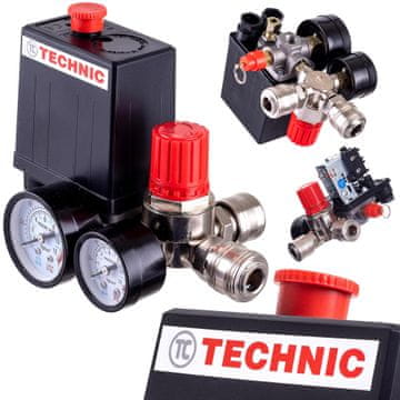 shumee PL230-2 TLAČNO STIKALO 230V tlačno stikalo z reduktorjem + 2 hitrima priključkoma