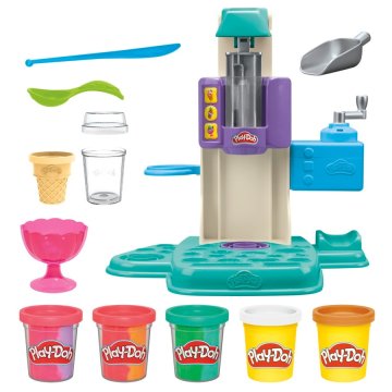 Play-Doh Twisted Rainbow Ice Cream Set za sladoled s figuricami 3+ 1 kos.