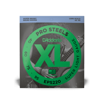shumee D'Addario ProSteels Bass Super Light struny s dlhou menzúrou 40-95 EPS220