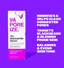 Carbon Theory Serum z niacinamidom, 10 % ogljika, teorija VaPOREize