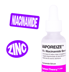 Carbon Theory Serum z niacinamidom, 10 % ogljika, teorija VaPOREize