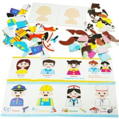 shumee Lesena magnetna tabla s kredo + set magnetnih sestavljank