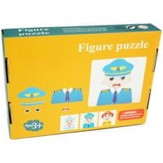 shumee Lesena magnetna tabla s kredo + set magnetnih lesenih sestavljank