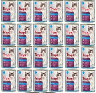 shumee TROPI mokra mačja hrana z ribami 24 kos x 415 g RIBE