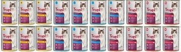 shumee TROPI mokra hrana za mačke MEŠANICA OKUSOV 20 kos x 415g konzerva mačka