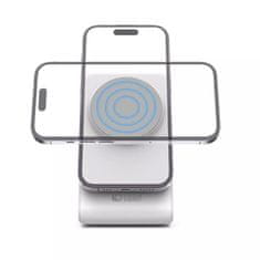 shumee QI 15 W magnetni mag varen brezžični polnilnik bel hitro