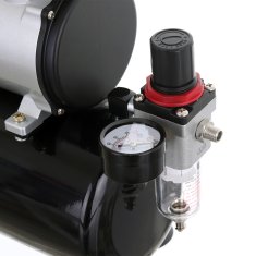 shumee DVOJNI BATNI KOMPRESOR ZRAČNE KRTAČE 3,5-L CILINDR TIHO DELOVANJE PROFESIONALNO