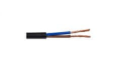 Zamel Ploščati kabel H03VVH2-F (OMYp) 2x1,5 črn 300/300V /100m/