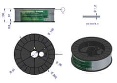 shumee Pastirska žica (kolut) 1000m pocinkana fi 1,2 mm ROYAL FARM RM-105010019
