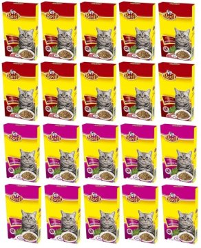 shumee Bazilika suha hrana 400 g za mačke 20 kos. Mešanica okusov