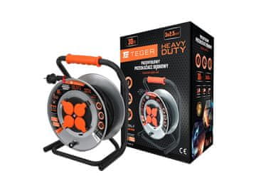 shumee Kolut za industrijske podaljške, HEAVY DUTY, 3X2,5 mm, IP44, H05RR-F, CE certificirano / 30M, Teger