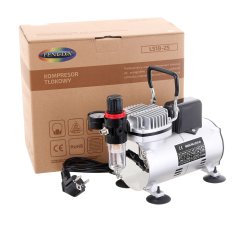 shumee BREZOLJNI KOMPRESOR ZA ZRAČNO KRTAČO Z VENTILATORJEM S SAMODEJNO USTAVITVIJO AS18-2S