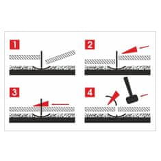 awtools NIVELIRAJOČI SISTEM ST 1,5 mm 50+50 (SPONKA 7-15 mm + KLIN)