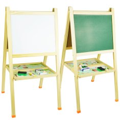 shumee Lesena dvostranska magnetna tabla s kredo