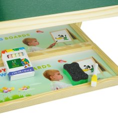 shumee Lesena dvostranska magnetna tabla s kredo