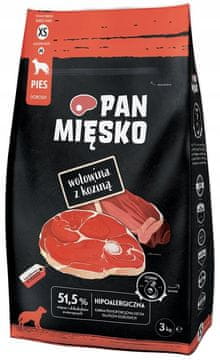 shumee Mr. Meat suha hrana za pse Govedina s kozjimi čipsi XS 3KG