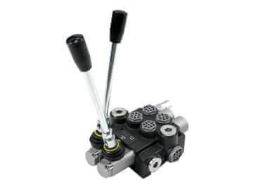 shumee 2-delni hidravlični razdelilnik 40L z zapahi VOIMA