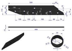 shumee Dolg levi drsnik, uporaba: Kuhn, borovo jeklo, WARYŃSKI