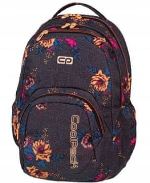 shumee CoolPack večprekatni šolski nahrbtnik večbarvni 26 l rože