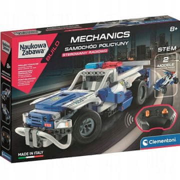 shumee RC policijsko vozilo Clementoni MEHANIKI IZDELAVA AVTOMOBILA NA DALJINSKO VODENJE