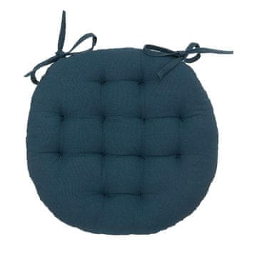 shumee Anjali BLAZINA ZA LEŽALNIK okrogla 38 cm svetlo modra BOMBAŽ