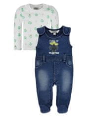 Kanz Komplet kombinezona za dojenčka in jeans majice Kanz