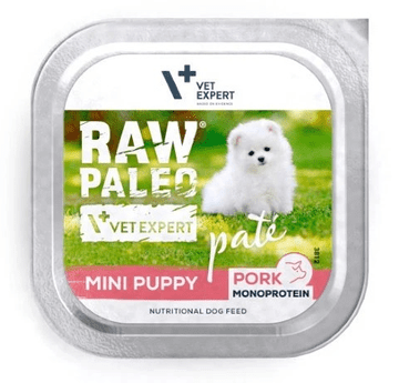 VetExpert RAW PALEO pašteta Mini Puppy Puppy 150g