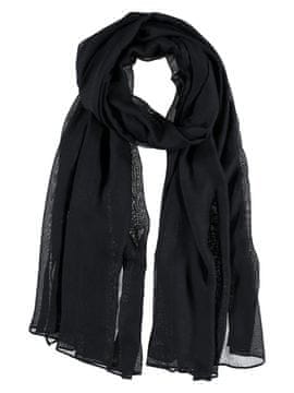 shumee Ženski velik črn šal Passigatti