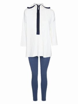 shumee Ženski komplet za nosečnice, tunika, pajkice, nogavice, modre, Bellybutton Maternity