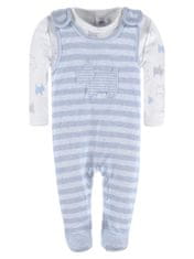 Kanz Dvodelni komplet za dojenčke, bluza in pižama, moder Kanz