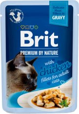 shumee BRIT PREMIUM CAT Adult piščančji fileji (vrečka) 85 g
