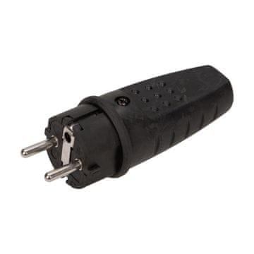 Orno Ravni gumijasti vtič z ozemljitvijo OR-AE-1315 250V