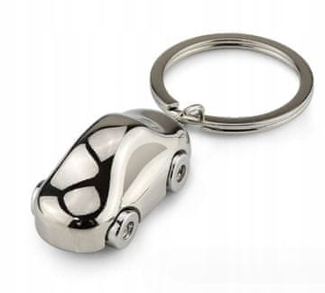 shumee 3D avtomobilski obesek za ključe - kovinski obesek za ključe z vrtljivimi kolesi