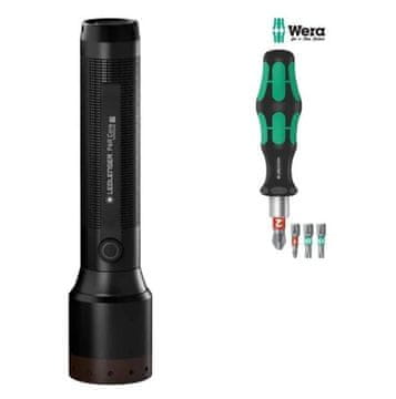 Led Lenser Ročna svetilka Ledlenser P6R Core + Wera izvijač set