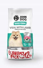 shumee JOHN DOG suha hrana za pse malih pasem TELETINA IN JAGNJETINA 12 kg