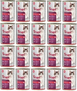 shumee TROPI Hrana za mačke z govedino 415g x 20 kos GOVEDINA