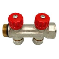 Wärmer PEX 3/4 16 mm razdelilnik, 2 dela, za talno ogrevanje, toplo vodo