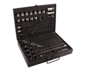 shumee Set natičnic 1./2 z ragljo in ključi v kovinskem kovčku, 49 kosov, Waryński