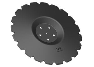 shumee Zobata plošča Z-20 fi 560 montaža 5/116 stisnjena debelina 4 mm borovo jeklo WARYŃSKI R aplikacija AU/383-560/5
