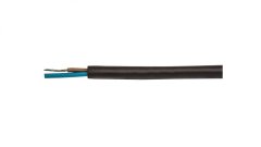 Zamel Delavniški kabel H05VV-F (OWY) 2x1 črne barve /100m/