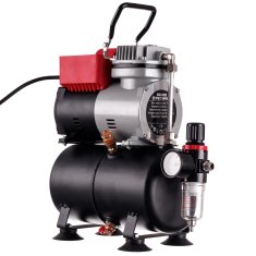 shumee BREZOLJNI BATNI MODELIRSKI KOMPRESOR S 3-LITRSKO STEKLENIČKO ZA AIRBRUSH