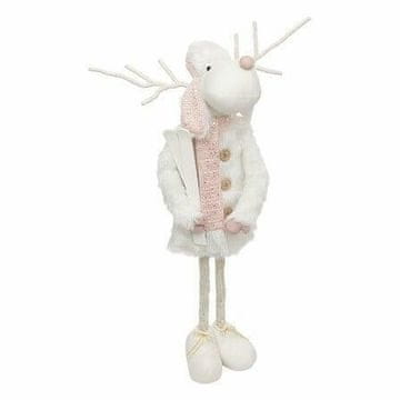 shumee FIGURA SEVERNEGA JELENA 76 cm roza NA TELESKOPSKIH NOGAH